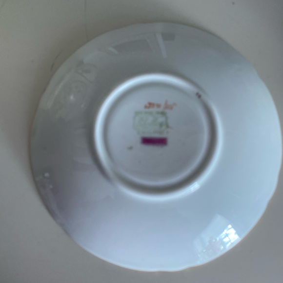 *Rare* Shelley Bone China Teacup and Saucer in Pale Pink Pattern Crochet Pattern - Picture 10 of 11